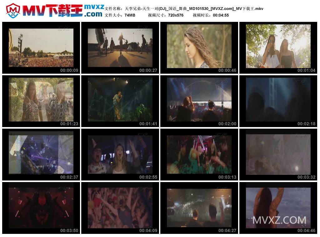 天孪兄弟-天生一对(DJ)_国语_舞曲_MD101530